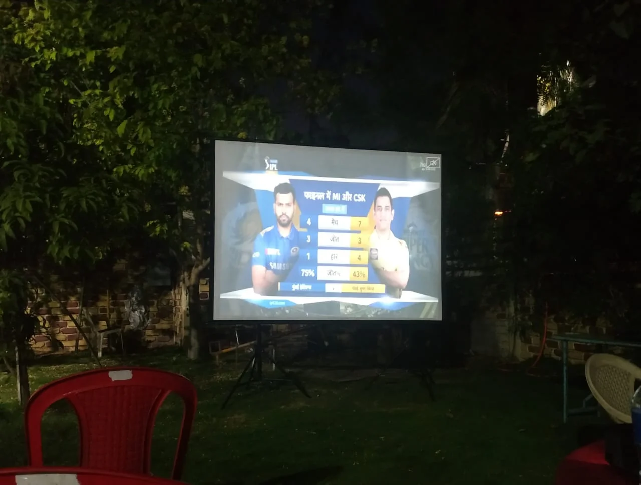IPL BIG Screen projector on rent