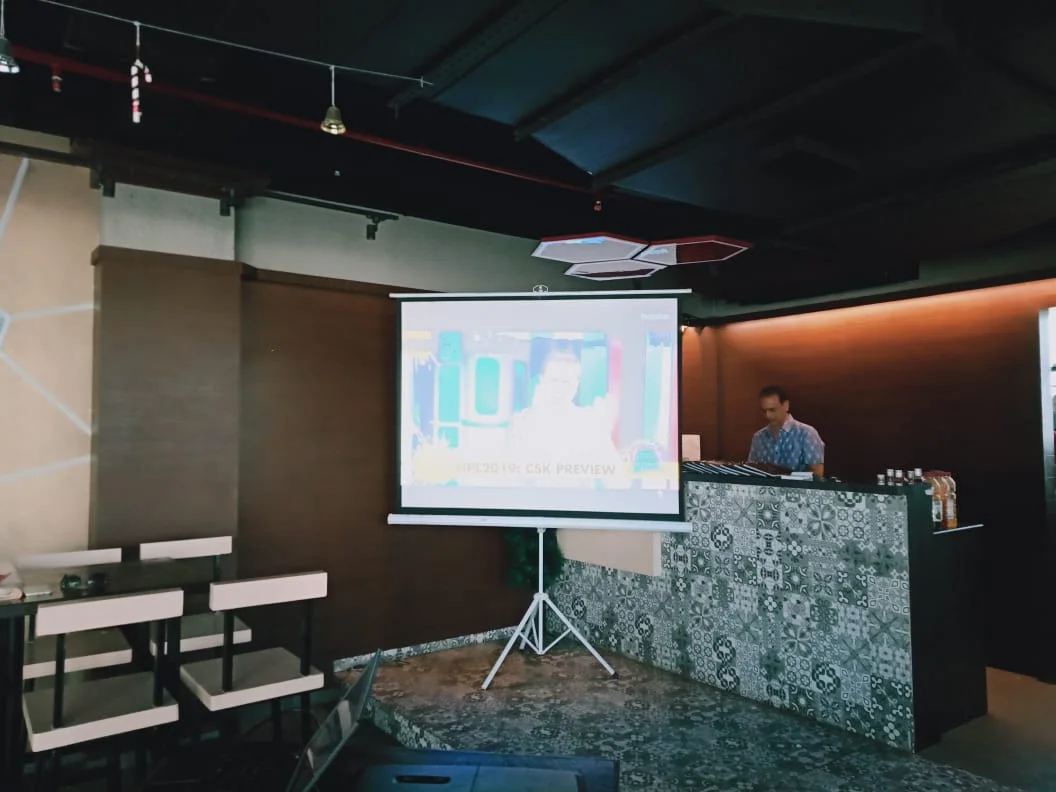 4 by 6 Projector Setup on rent of IPL Mathc